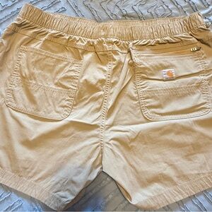 Carhartt Relaxed Fit Ripstop 5-Pocket Work Shorts Womens XL
Khaki Pull On